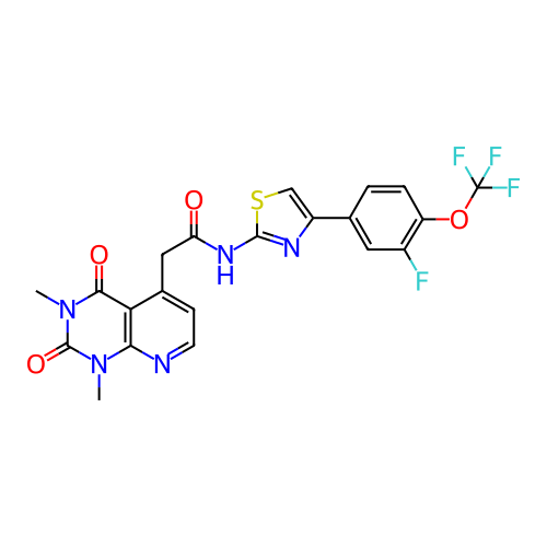Chemical structure of BindingDB Monomer ID 191734