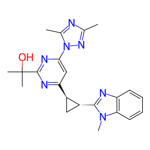 Chemical structure of BindingDB Monomer ID 194215