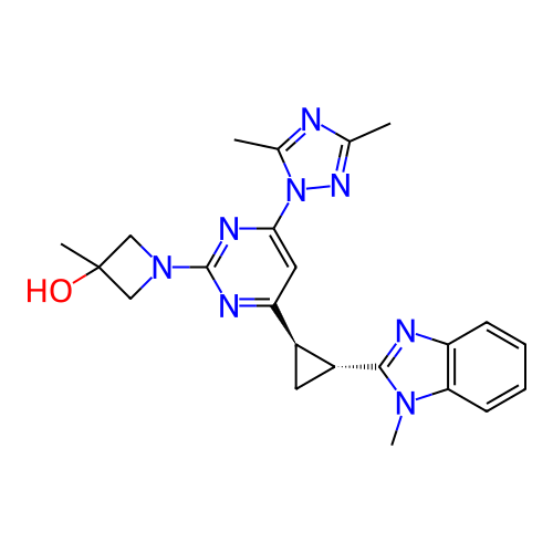 Chemical structure of BindingDB Monomer ID 194219