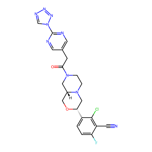 Chemical structure of BindingDB Monomer ID 196032