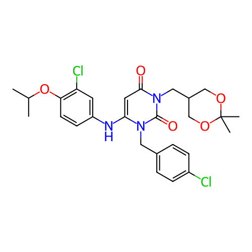 Chemical structure of BindingDB Monomer ID 196199