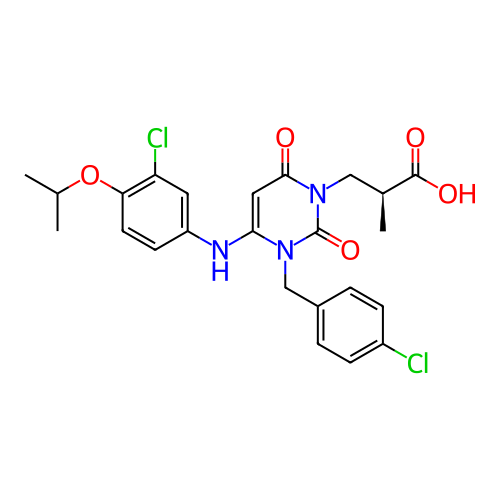 Chemical structure of BindingDB Monomer ID 196204