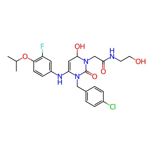 Chemical structure of BindingDB Monomer ID 196214