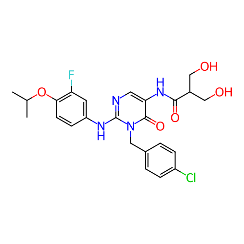 Chemical structure of BindingDB Monomer ID 196366
