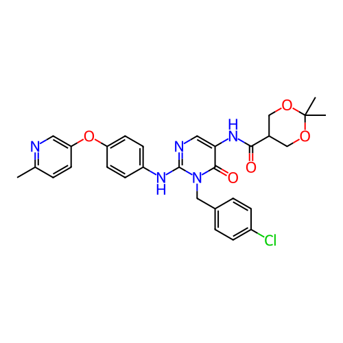 Chemical structure of BindingDB Monomer ID 196372