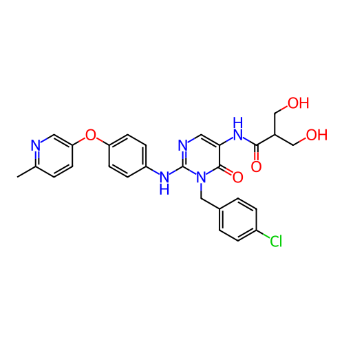 Chemical structure of BindingDB Monomer ID 196374