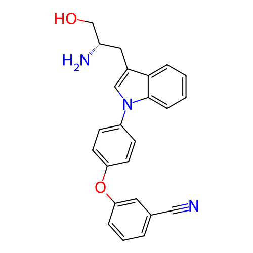 Chemical structure of BindingDB Monomer ID 196458