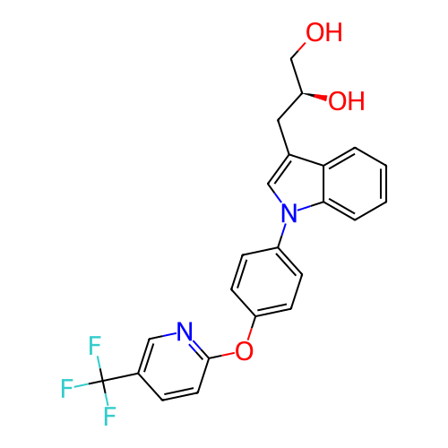 Chemical structure of BindingDB Monomer ID 196467