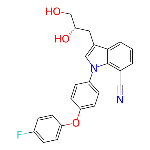 Chemical structure of BindingDB Monomer ID 196474