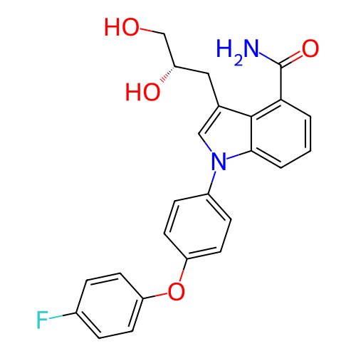 Chemical structure of BindingDB Monomer ID 196476