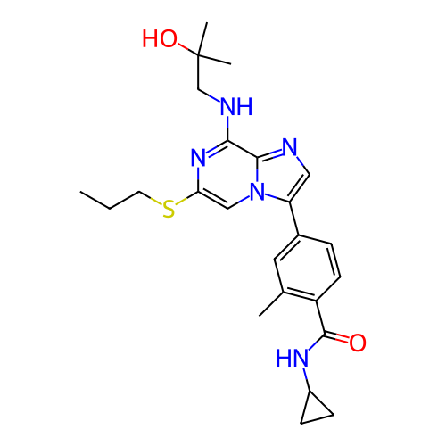 Chemical structure of BindingDB Monomer ID 196806