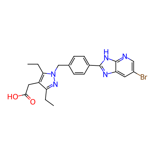 Chemical structure of BindingDB Monomer ID 196993