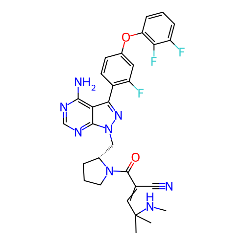Chemical structure of BindingDB Monomer ID 197255