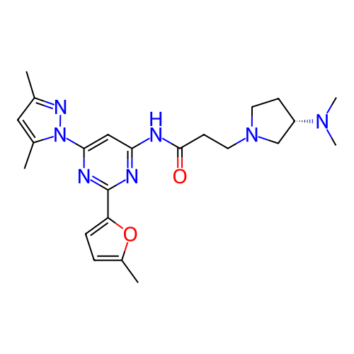 Chemical structure of BindingDB Monomer ID 21212