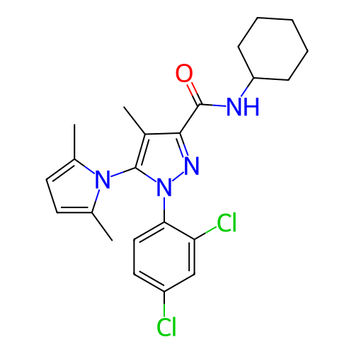 Chemical structure of BindingDB Monomer ID 21260