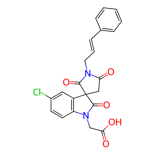 Chemical structure of BindingDB Monomer ID 21564