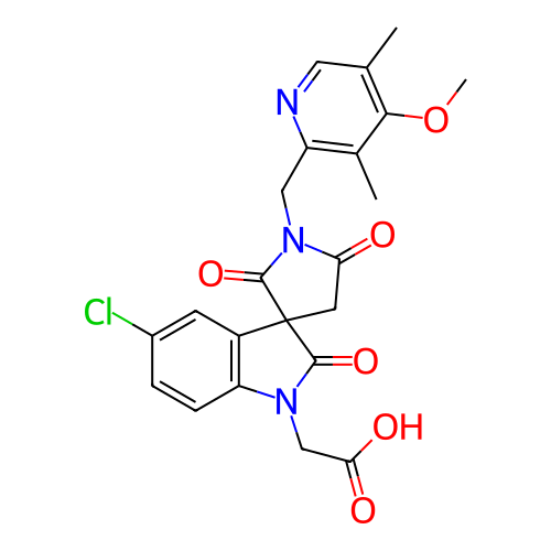 Chemical structure of BindingDB Monomer ID 21596
