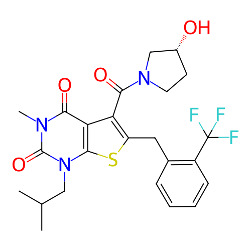 Chemical structure of BindingDB Monomer ID 22015