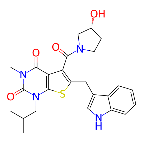 Chemical structure of BindingDB Monomer ID 22025