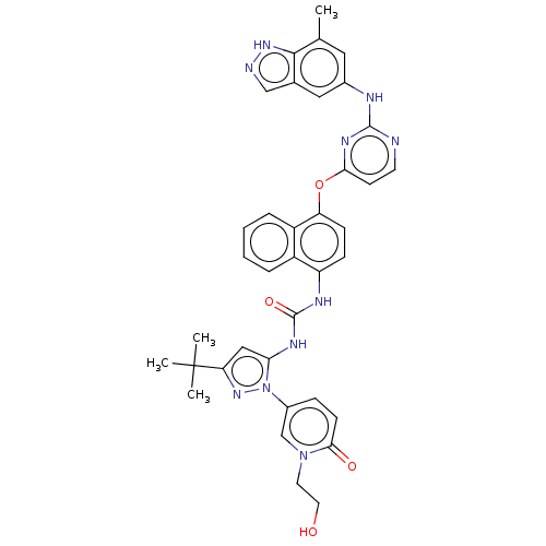Chemical structure of BindingDB Monomer ID 205334