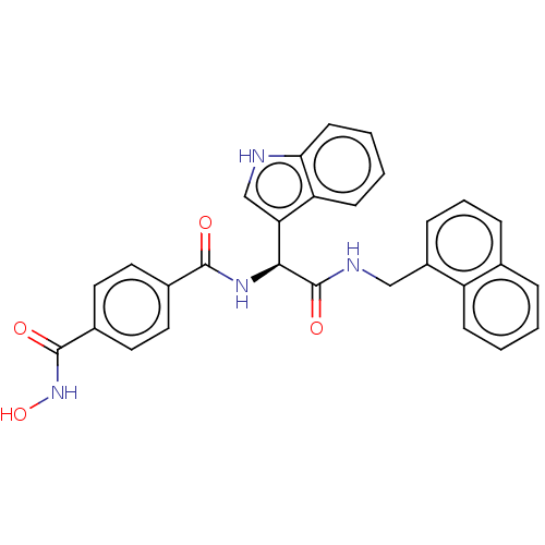 Chemical structure of BindingDB Monomer ID 206278