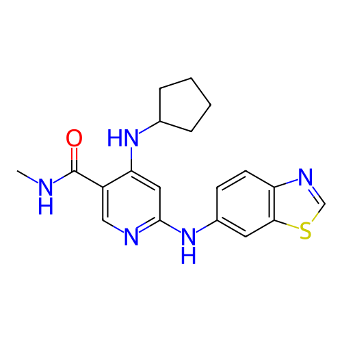 Chemical structure of BindingDB Monomer ID 206482