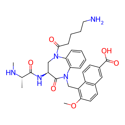 Chemical structure of BindingDB Monomer ID 242642