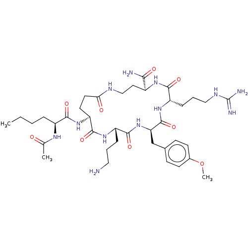 Chemical structure of BindingDB Monomer ID 250695
