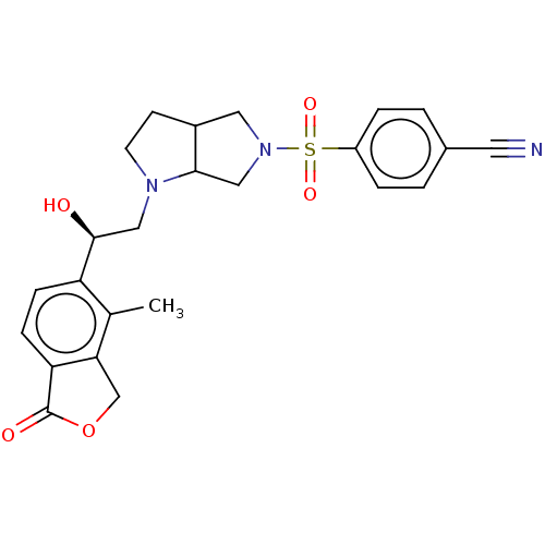Chemical structure of BindingDB Monomer ID 254076