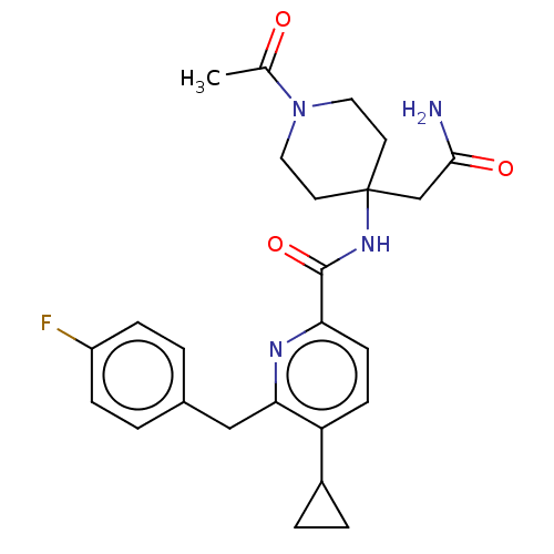 Chemical structure of BindingDB Monomer ID 260124
