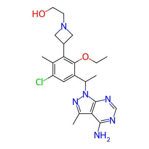 Chemical structure of BindingDB Monomer ID 261072