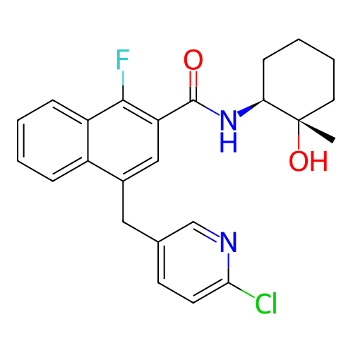 Chemical structure of BindingDB Monomer ID 261721