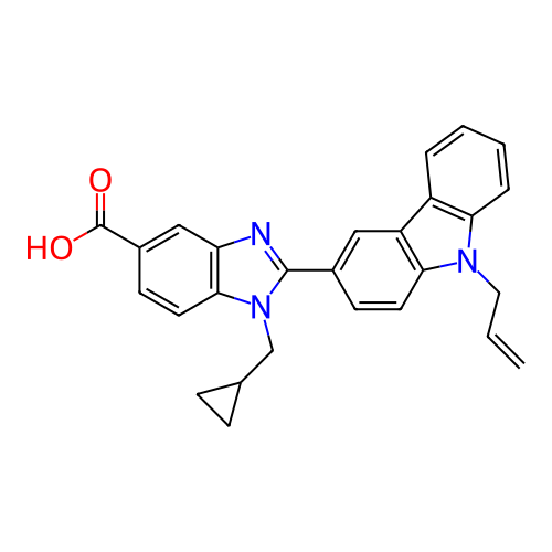 Chemical structure of BindingDB Monomer ID 261782