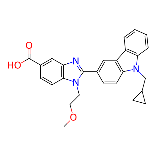 Chemical structure of BindingDB Monomer ID 261785
