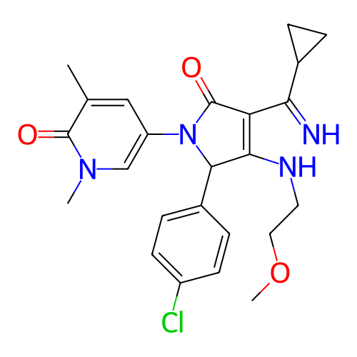 Chemical structure of BindingDB Monomer ID 264434