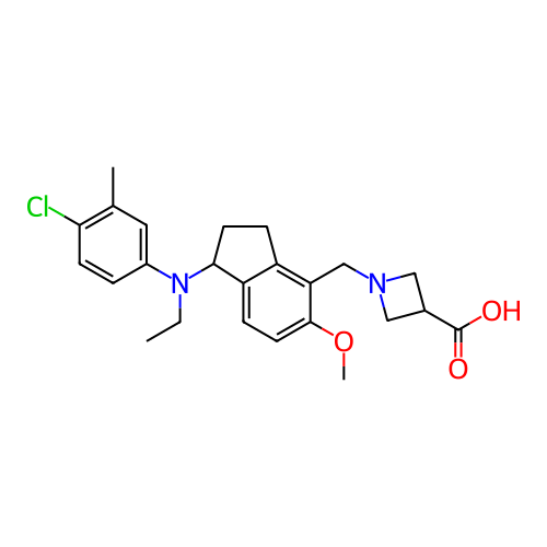 Chemical structure of BindingDB Monomer ID 264683