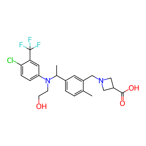 Chemical structure of BindingDB Monomer ID 264694