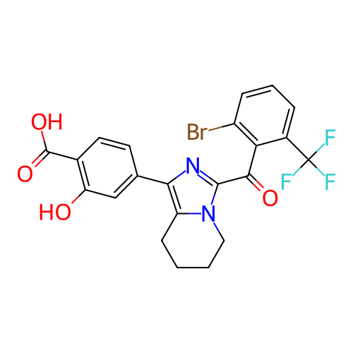 Chemical structure of BindingDB Monomer ID 268474