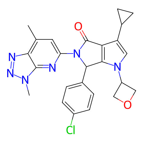 Chemical structure of BindingDB Monomer ID 274303