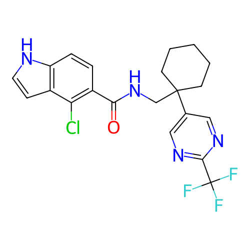 Chemical structure of BindingDB Monomer ID 274347