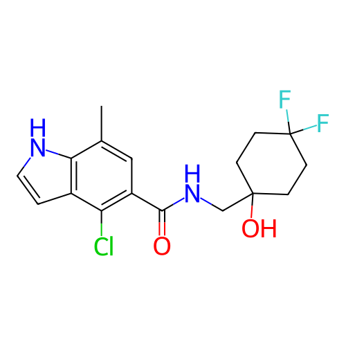 Chemical structure of BindingDB Monomer ID 274360