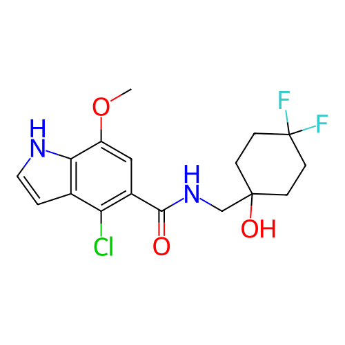 Chemical structure of BindingDB Monomer ID 274395