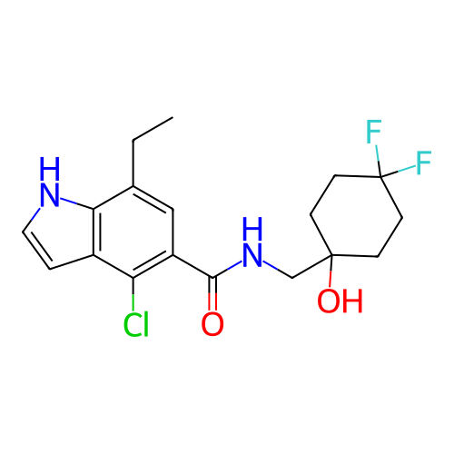 Chemical structure of BindingDB Monomer ID 274409