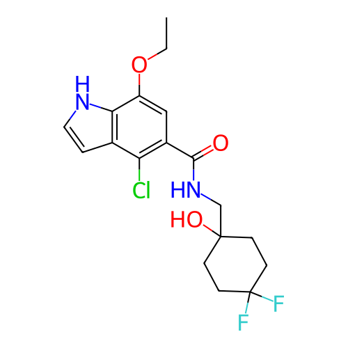 Chemical structure of BindingDB Monomer ID 274417