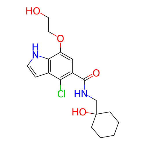Chemical structure of BindingDB Monomer ID 274422