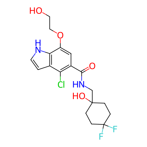 Chemical structure of BindingDB Monomer ID 274423
