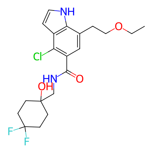 Chemical structure of BindingDB Monomer ID 274430
