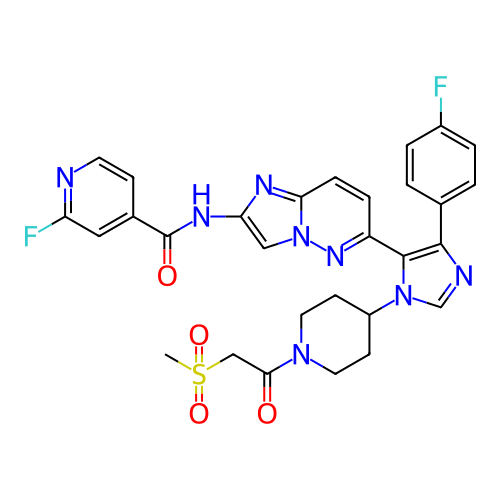 Chemical structure of BindingDB Monomer ID 274489