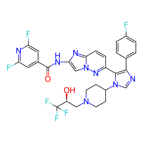 Chemical structure of BindingDB Monomer ID 274521