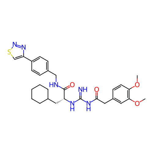Chemical structure of BindingDB Monomer ID 275701